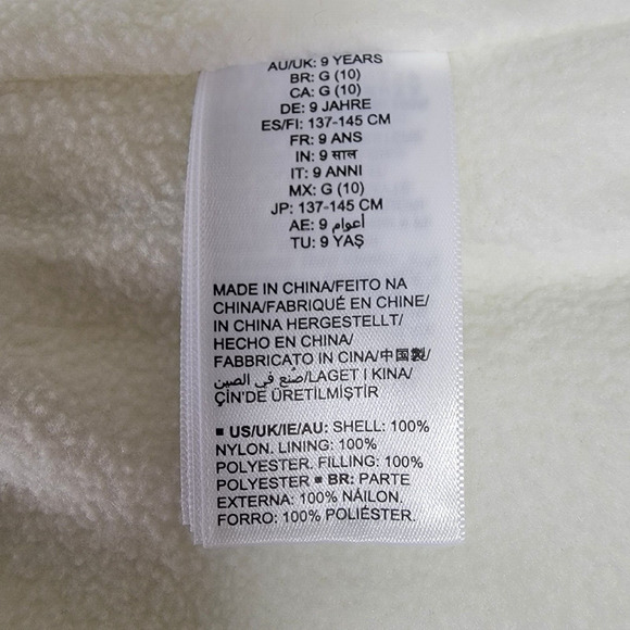 Amazon Essentials Girls Heavyweight Puffer Vest Silver Metallic Size L (10) - Picture 3 of 6